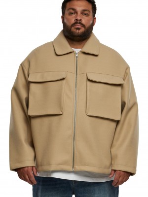 Мъжко яке в бежов цвят Urban Classics
