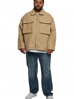 Мъжко яке в бежов цвят Urban Classics