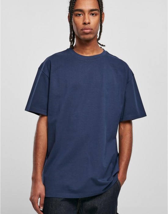 Мъжка тениска oversize в тъмносин цвят Urban Classics 
