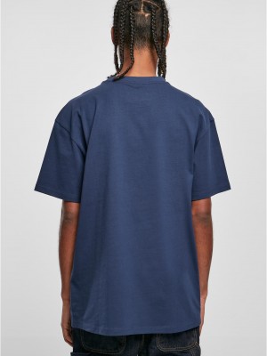 Мъжка тениска oversize в тъмносин цвят Urban Classics 
