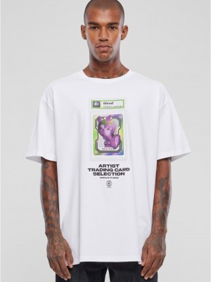 Мъжка тениска в бял цвят Mister Tee Blend Oversize