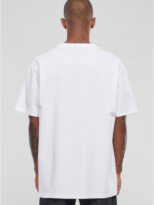 Мъжка тениска в бял цвят Mister Tee Blend Oversize