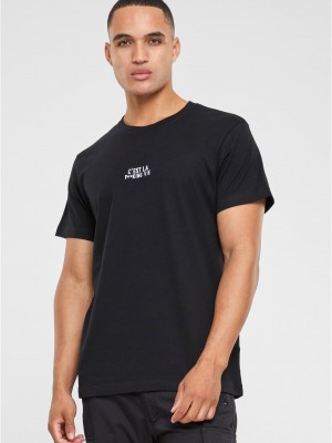 Мъжка тениска в черен цвят Mister Tee C'est La F**king Vie