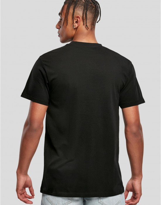 Мъжка тениска в черен цвят Mister Tee Bushwick Sketch