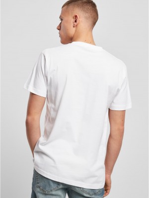 Мъжка тениска в бял цвят Mister Tee Dove Sneaker