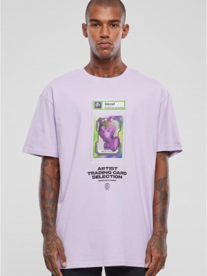 Мъжка тениска в светлолилав цвят Mister Tee Blend Oversize