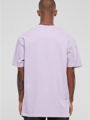 Мъжка тениска в светлолилав цвят Mister Tee Blend Oversize