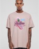 Мъжка тениска в розов цвят Mister Tee Hotline Oversize