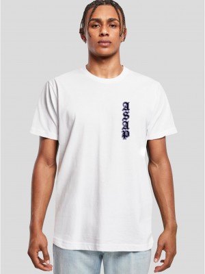 Мъжка тениска в бял цвят Mister Tee ASAP