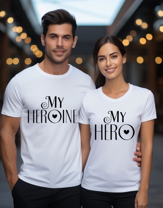 Тениски за двойки My Hero