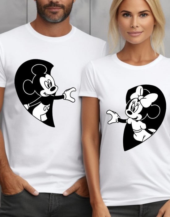 Тениски за двойки Mickey and Minnie Mause