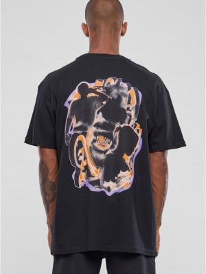 Мъжка тениска в черен цвят Mister Tee Hustle Oversize.