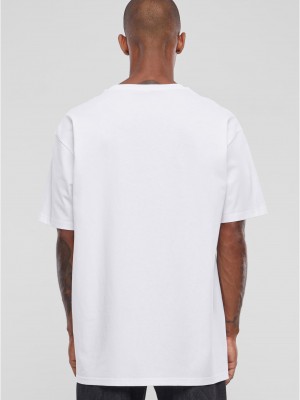 Мъжка тениска в бял цвят Mister Tee God Loyalty Love Oversize