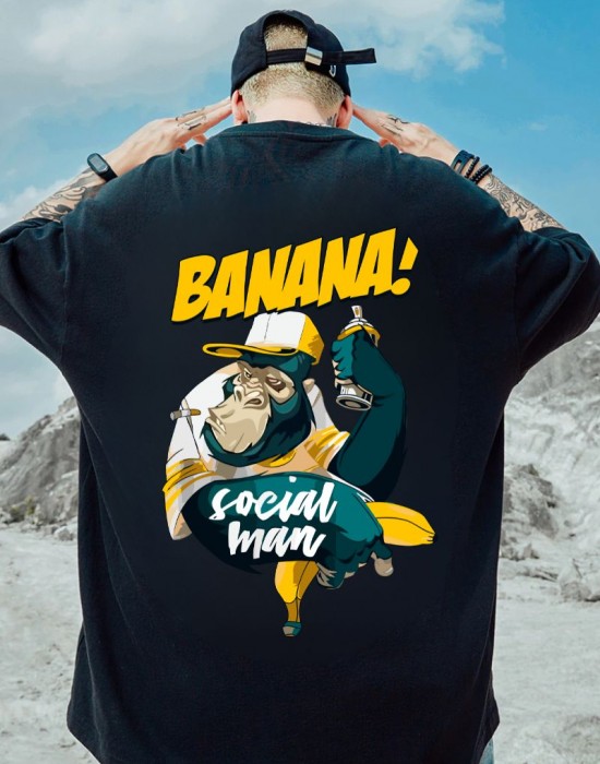 Тениска Oversize Street Wear Banana 2