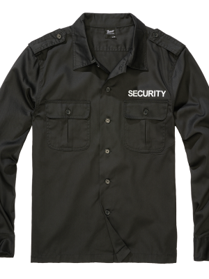 Мъжка риза в черен цвят Security US