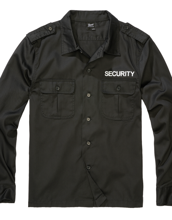 Мъжка риза в черен цвят Security US