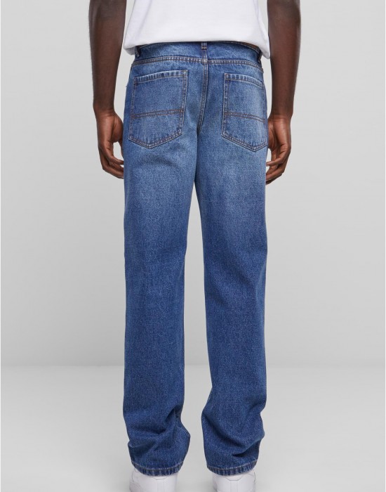 Мъжки дънки в син цвят Urban Classics Straight Fit Jeans