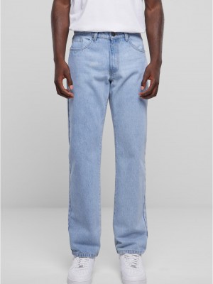 Мъжки дънки в светлосин цвят Urban Classics Straight Fit Jeans Мъжки дънки в светлосин цвят Urban Classics Straight Fit Jeans