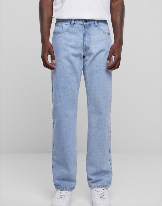 Мъжки дънки в светлосин цвят Urban Classics Straight Fit Jeans