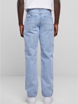 Мъжки дънки в светлосин цвят Urban Classics Straight Fit Jeans Мъжки дънки в светлосин цвят Urban Classics Straight Fit Jeans