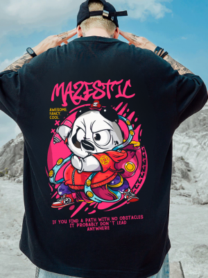 Тениска Oversize Street Wear Mazestic