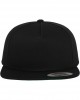 Шапка с козирка в черно Classic 5 Panel Snapback 