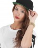 Шапка с козирка в черно Classic 5 Panel Snapback 