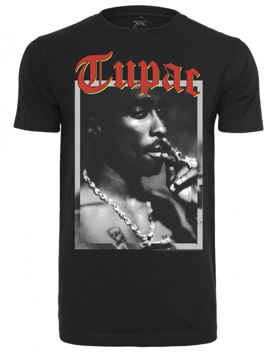 2Pac /  Tupac California Love Мъжка черна тениска Mister Tee