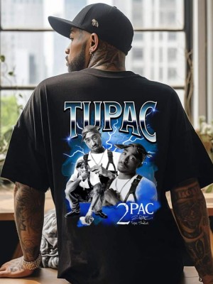 Тениска Oversize 2Pac All Eyez On Me PhotoShoot