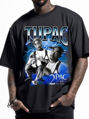 Тениска Oversize 2Pac All Eyez On Me PhotoShoot