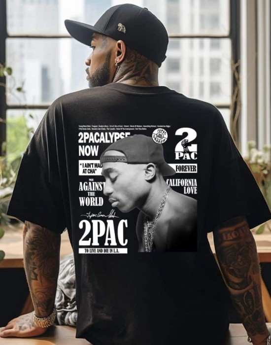 Тениска Oversize  2Pac 92