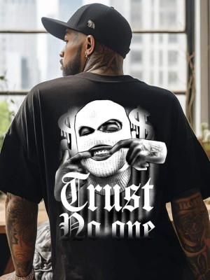Тениска Oversize Trust No One