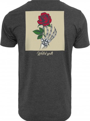 Мъжка тениска Mister Tee Wasted Youth в тъмносив цвят