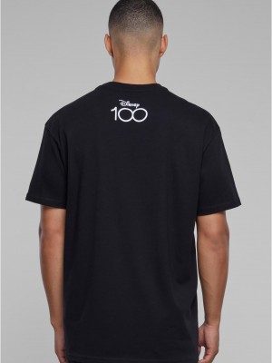 Мъжка тениска в черен цвят Mister Tee Disney 100 Mickey Face Oversize