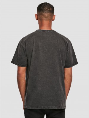 Тениска в черен цвят Oversize Mister Tee Wu Tang 36 Chambers