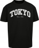 Мъжка тениска в черен цвят Mister Tee Tokyo College Oversize Tee