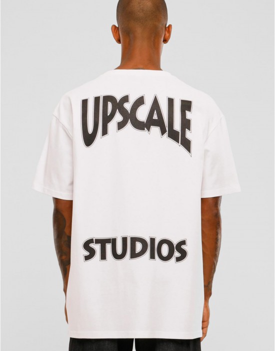 Мъжка тениска в бял цвят MISTER TEE Upscale Studios Oversize