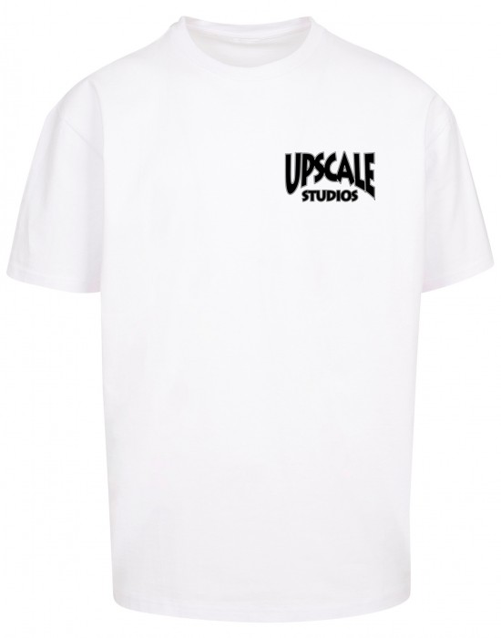 Мъжка тениска в бял цвят MISTER TEE Upscale Studios Oversize