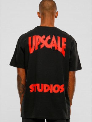 Мъжка тениска в черен цвят MISTER TEE Upscale Studios Oversize 