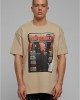 Мъжка тениска цвят пясък MISTER TEE Upscale Magazine Oversize 