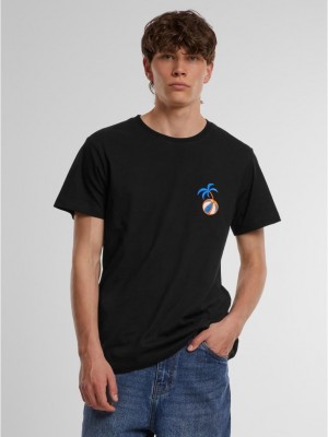 Мъжка тениска в черен цвят MISTER TEE Summer Basketball 