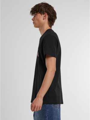 Мъжка тениска в черен цвят MISTER TEE Summer Basketball 