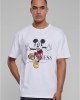 Мъжка тениска в бял цвят MISTER TEE Disney 100 Mickey Happiness Oversize