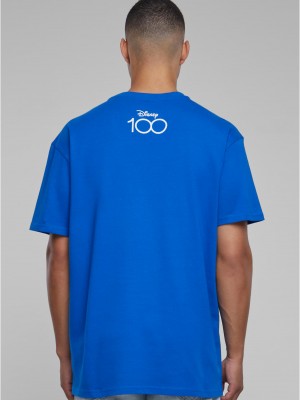 Мъжка тениска в син цвят MISTER TEE Disney 100 Donald Phooey Oversize