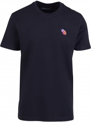 Мъжка тениска в черен цвят MISTER TEE Basketball Fly EMB 