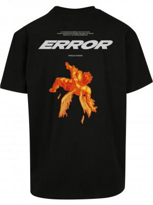 Мъжка тениска в черен цвят MISTER TEE Error Oversize