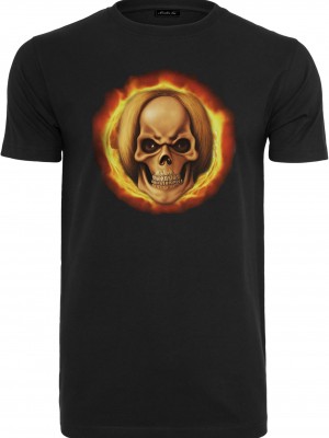 Мъжка тениска в черен цвят MISTER TEE Sun Death