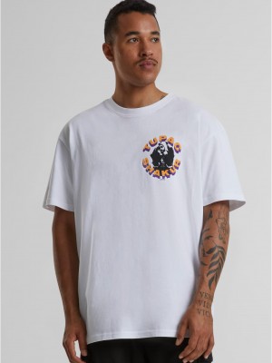 Тениска в бял цвят Mister Tee 2Pac Toss it up Oversize