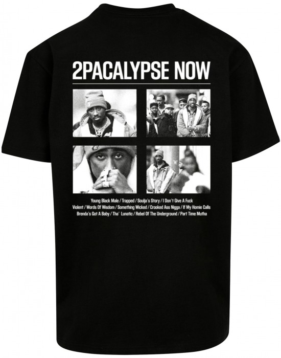 Тениска в черен цвят Mister Tee 2Pac - 2Pacalypse Now Oversize