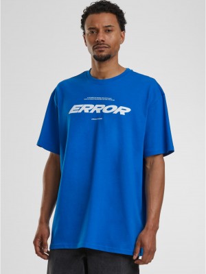 Мъжка тениска в син цвят Mister Tee Error Wording Oversize